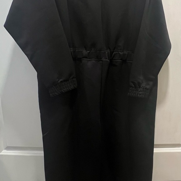 adidas Black Zip-Front One Piece JUMPSUIT. Hidden mesh peekaboo zipper option - Picture 7 of 9